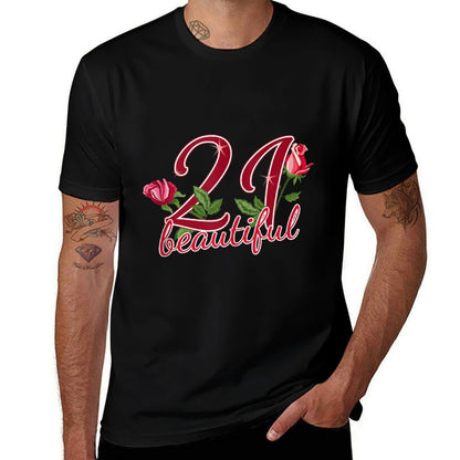 21st Birthday Women Gift 21st Birthday  Moisture-wicking T-Shirt