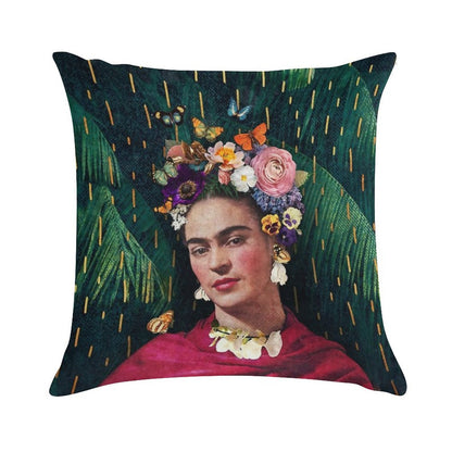 Frida Kahlo  World Women's Day Soft Decorative Cover Throw Pillow