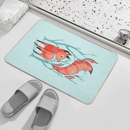 Winter Fox  Rapid-Drying Bath Mat