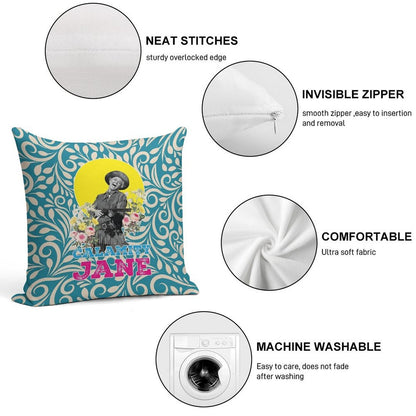 Calamity Jane, Film, 50s Soft Fade-Resistant Throw Pillow