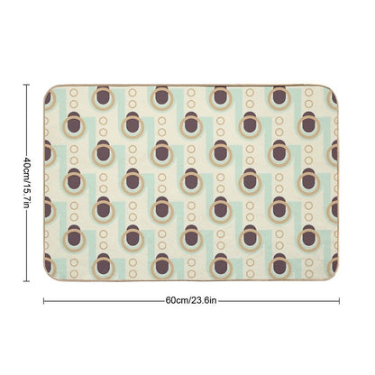 Abstract Geometric Art Pattern  Anti-Trip Bath Mat