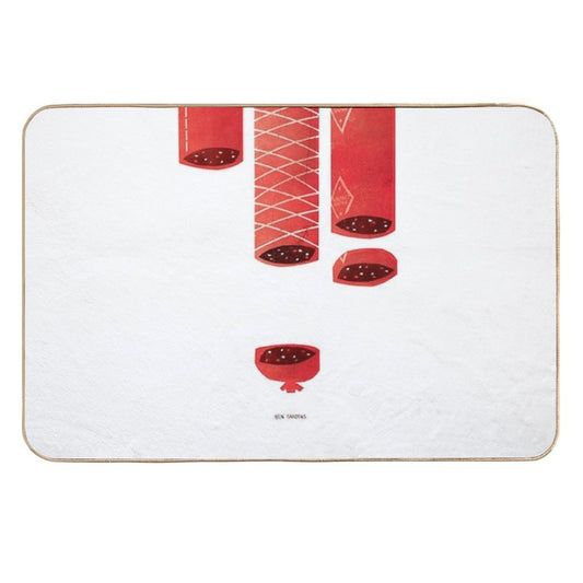 Salami  Rapid-Drying Bath Mat