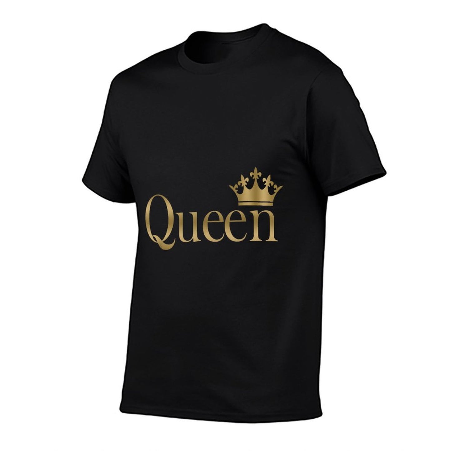 QUEEN Golden Crown Birthday Gold Matching Couple Gift  Affordable Price T-Shirt