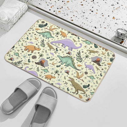 Dinosaurs!  Fade-Resistant Bath Mat