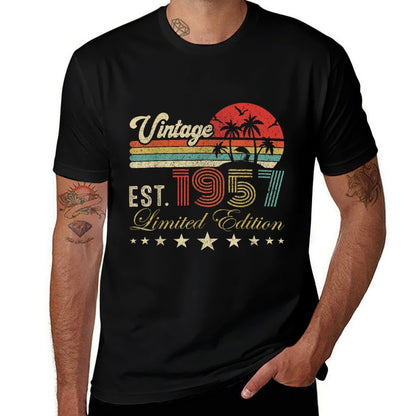 68th Birthday Born 1957 Vintage Limited Edition 68 Birthday  Soft T-Shirt