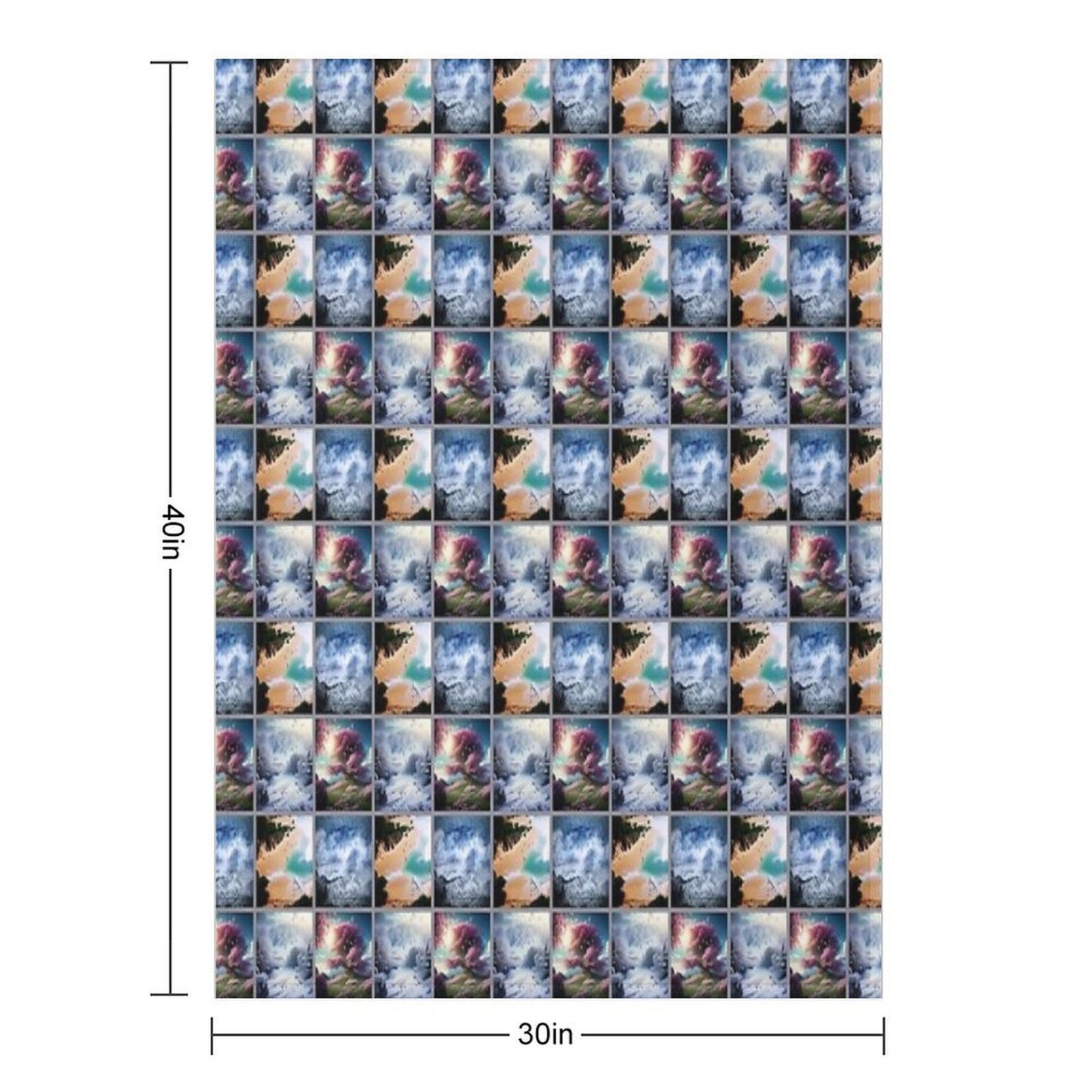 Ocean Through The Seasons Lightweight Throw Blanket