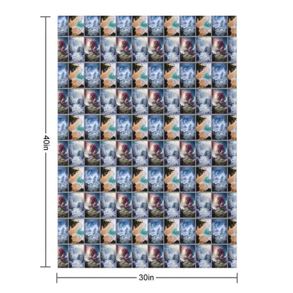 Ocean Through The Seasons Lightweight Throw Blanket