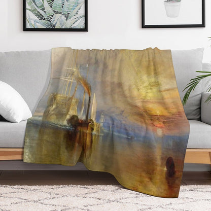 The Fighting Temeraire by J. M. W. Turner Compact Throw Blanket