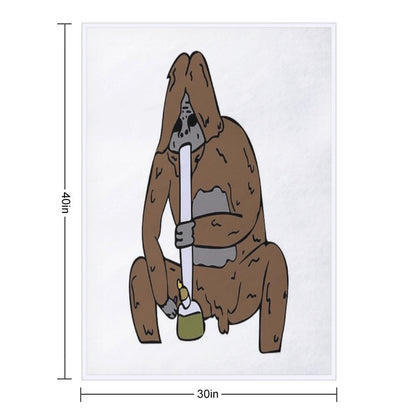 Sassy The Druggo Travel-friendly Throw Blanket