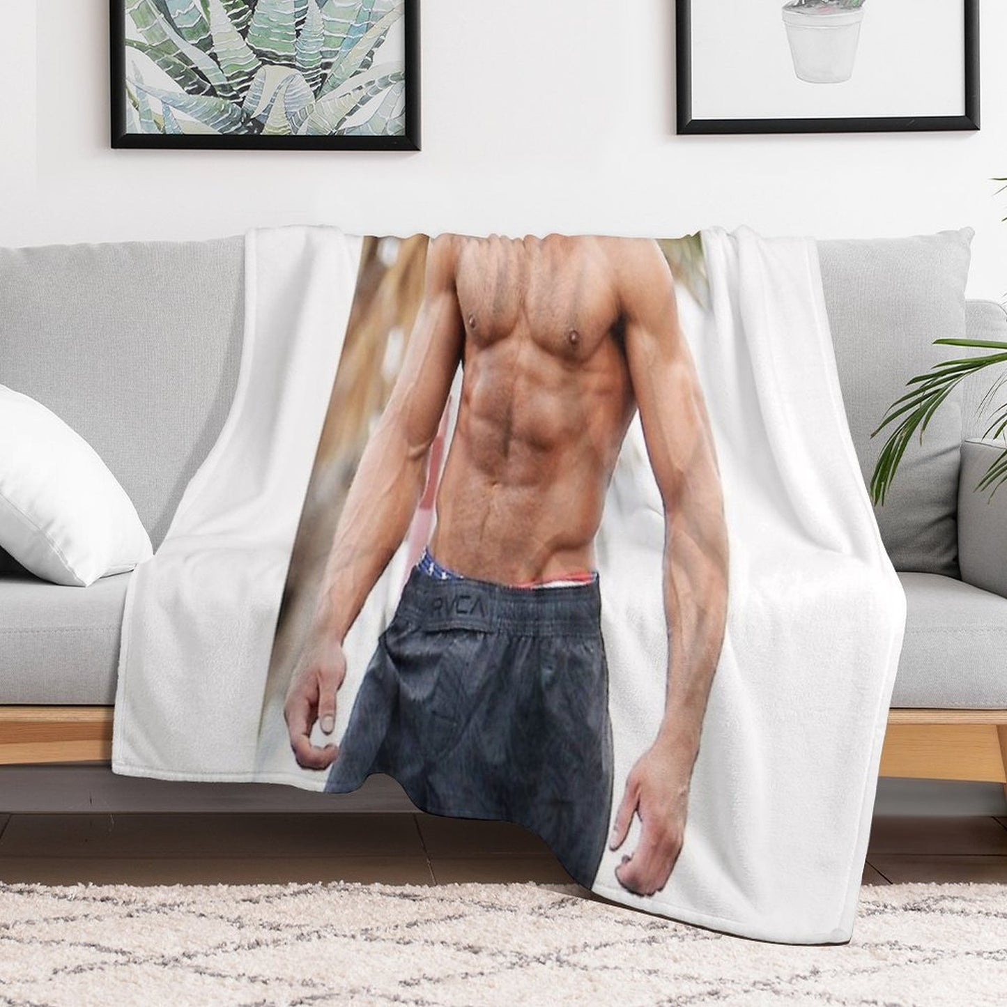 Zac Efron Machine-washable Throw Blanket