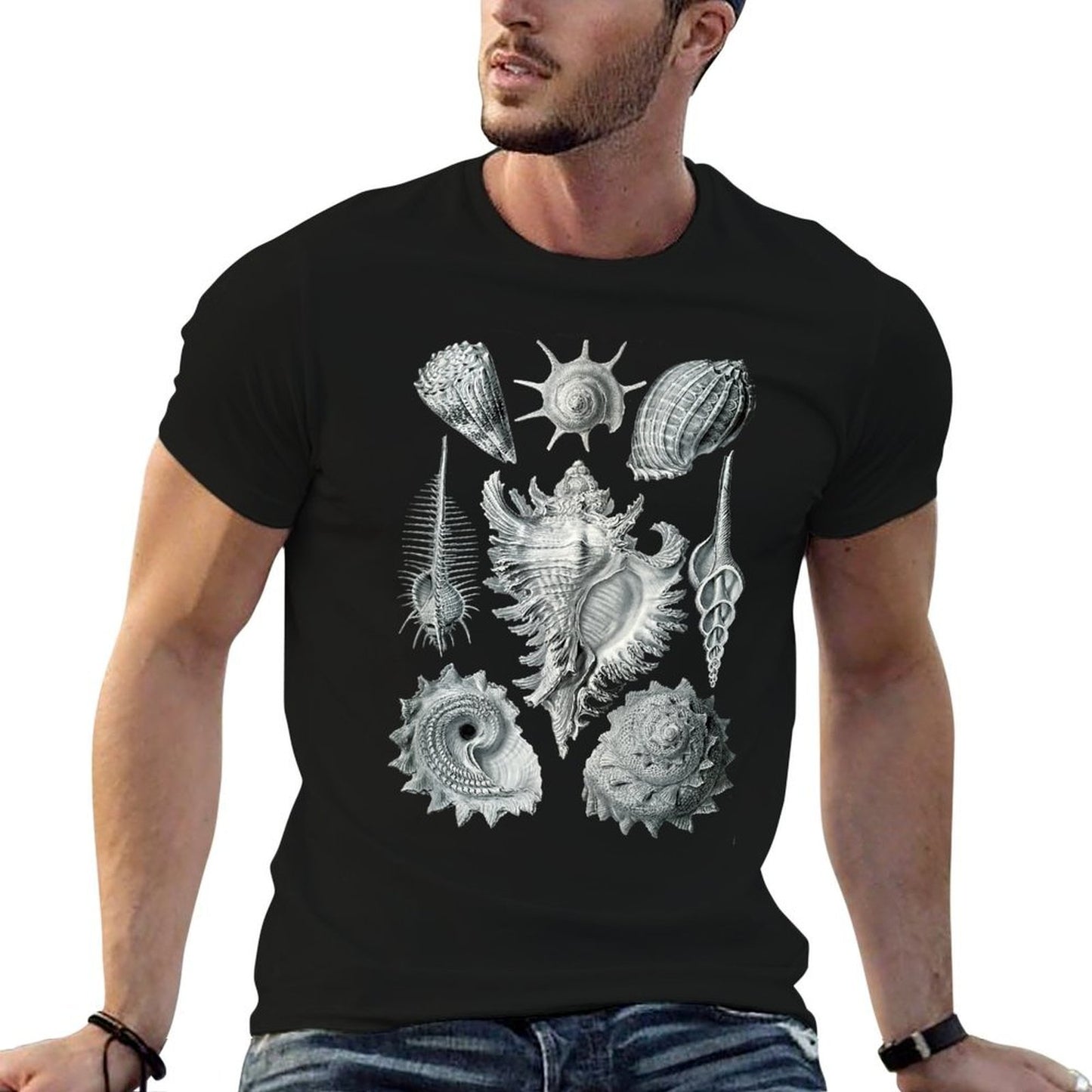 Seashells Botanical Ocean  Moisture-wicking T-Shirt