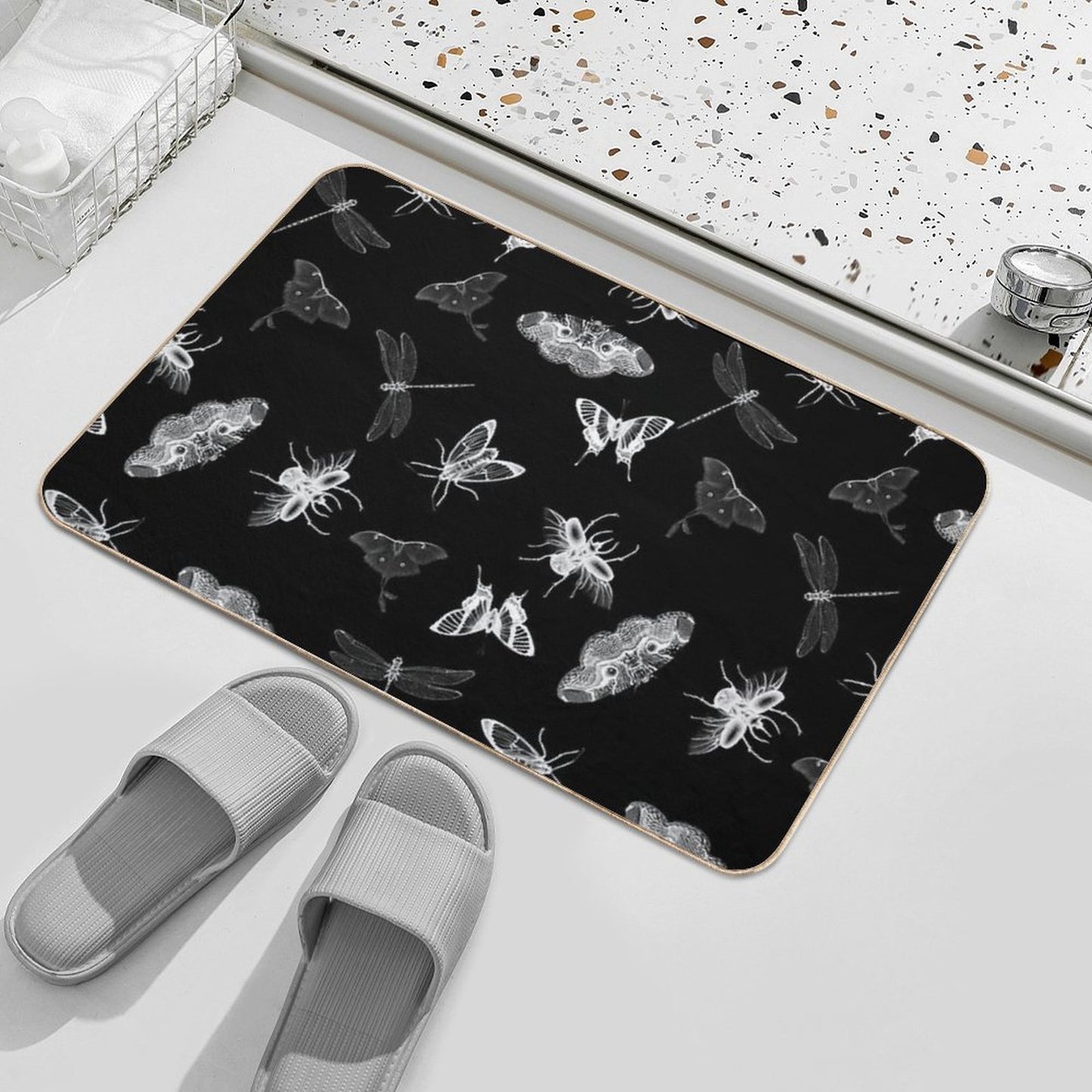 Entomologist Nightmares  Rapid-Drying Bath Mat