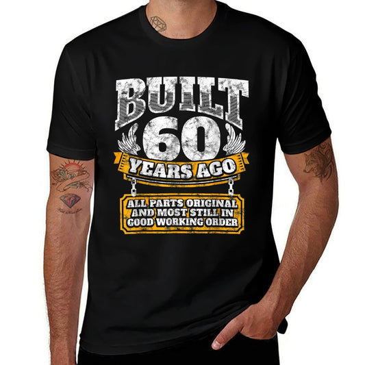 Funny 60th Birthday B-Day Gift Saying Age 60 Year Joke  Summer-ready Fabric T-Shirt