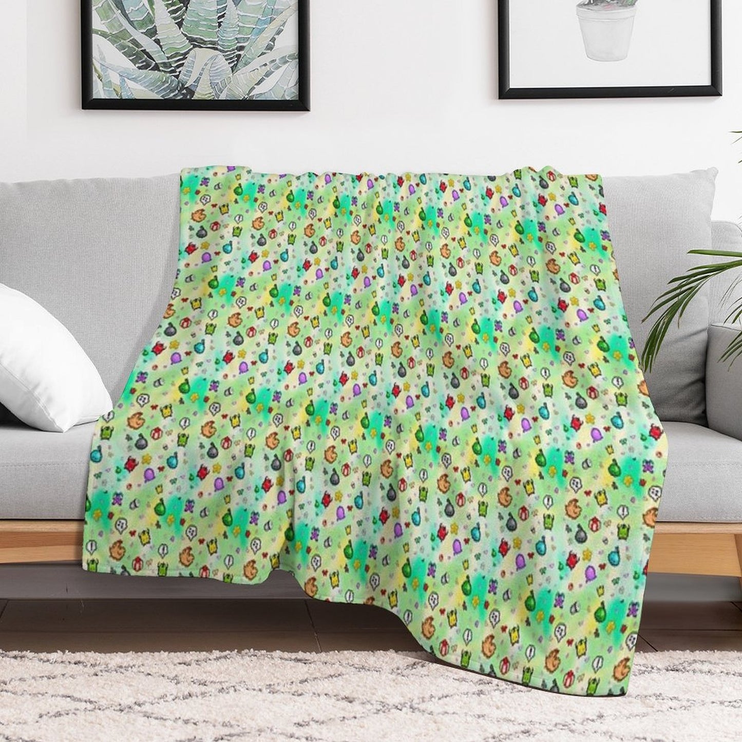 Stardew Infinite Pattern Anti-pilling Throw Blanket
