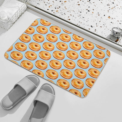 Glazed Donut Pattern  Dirt-Trapping Bath Mat