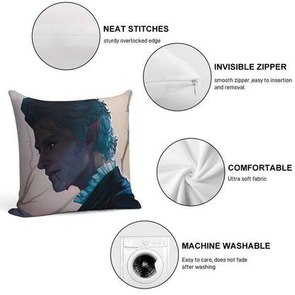 Astarion Soft High-Density Material Throw Pillow