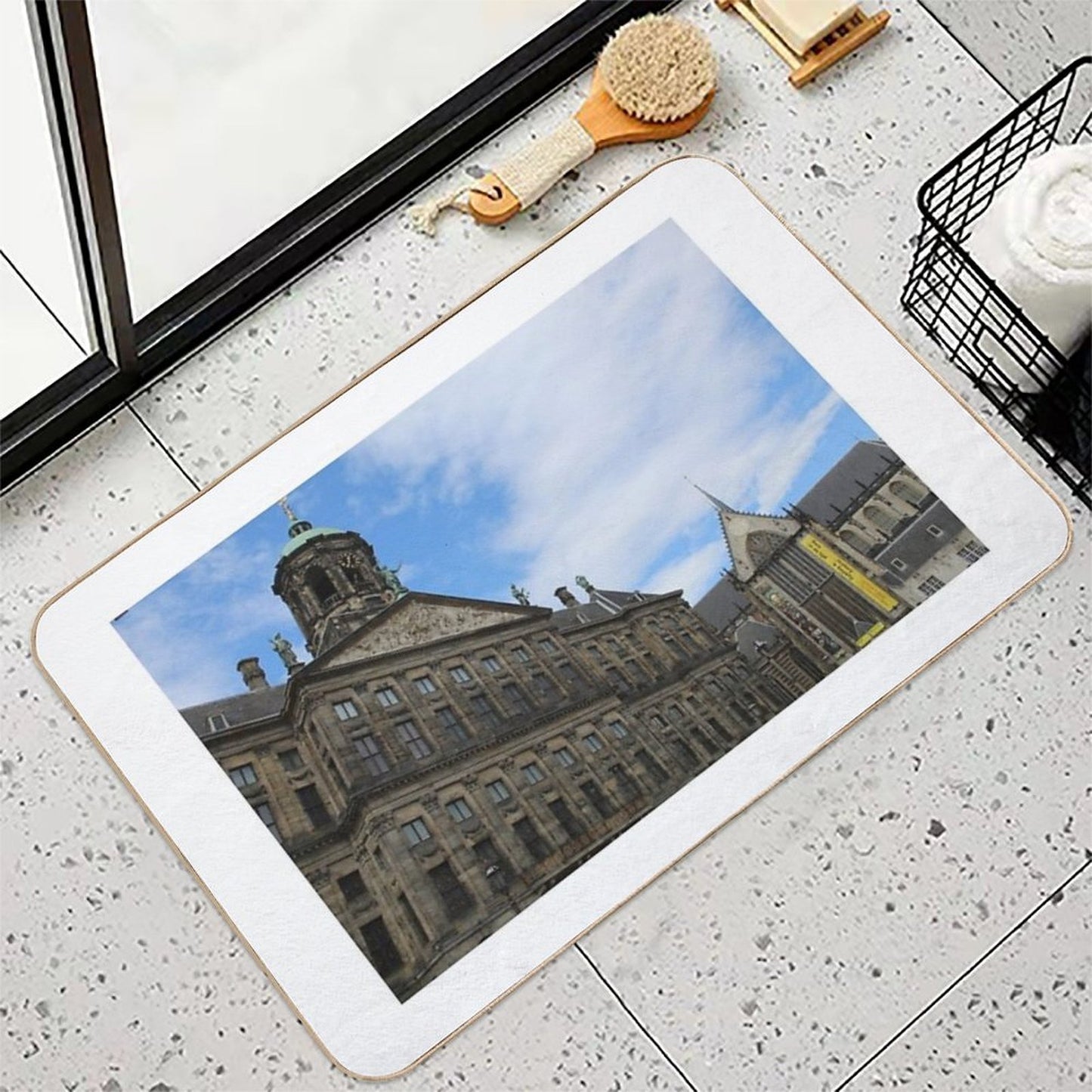 Amsterdam City Hall  Stain-Proof Bath Mat