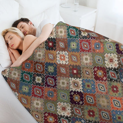 Anatolian Carpets - 2 Anti-pilling Throw Blanket