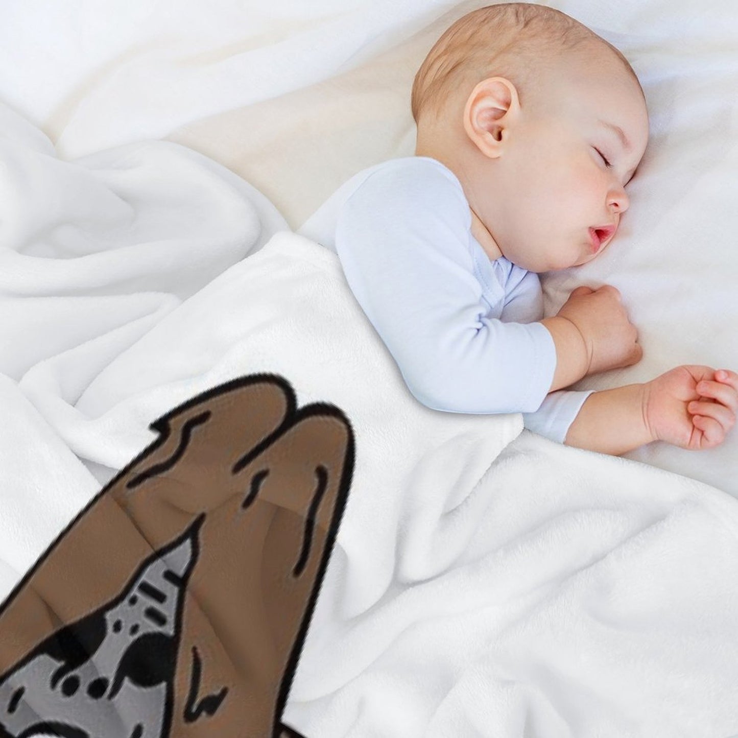 Sassy The Druggo Travel-friendly Throw Blanket
