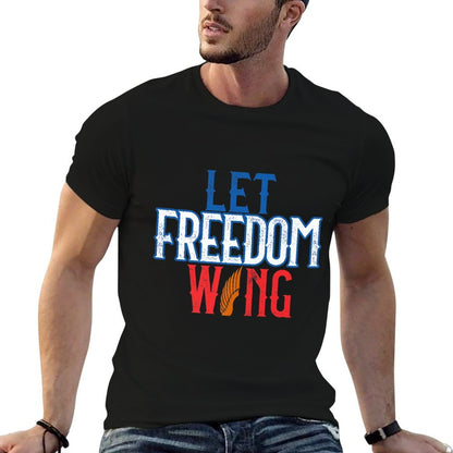July 4th Let Freedom Wing Independence Day Gift Premium  Odor-resistant T-Shirt