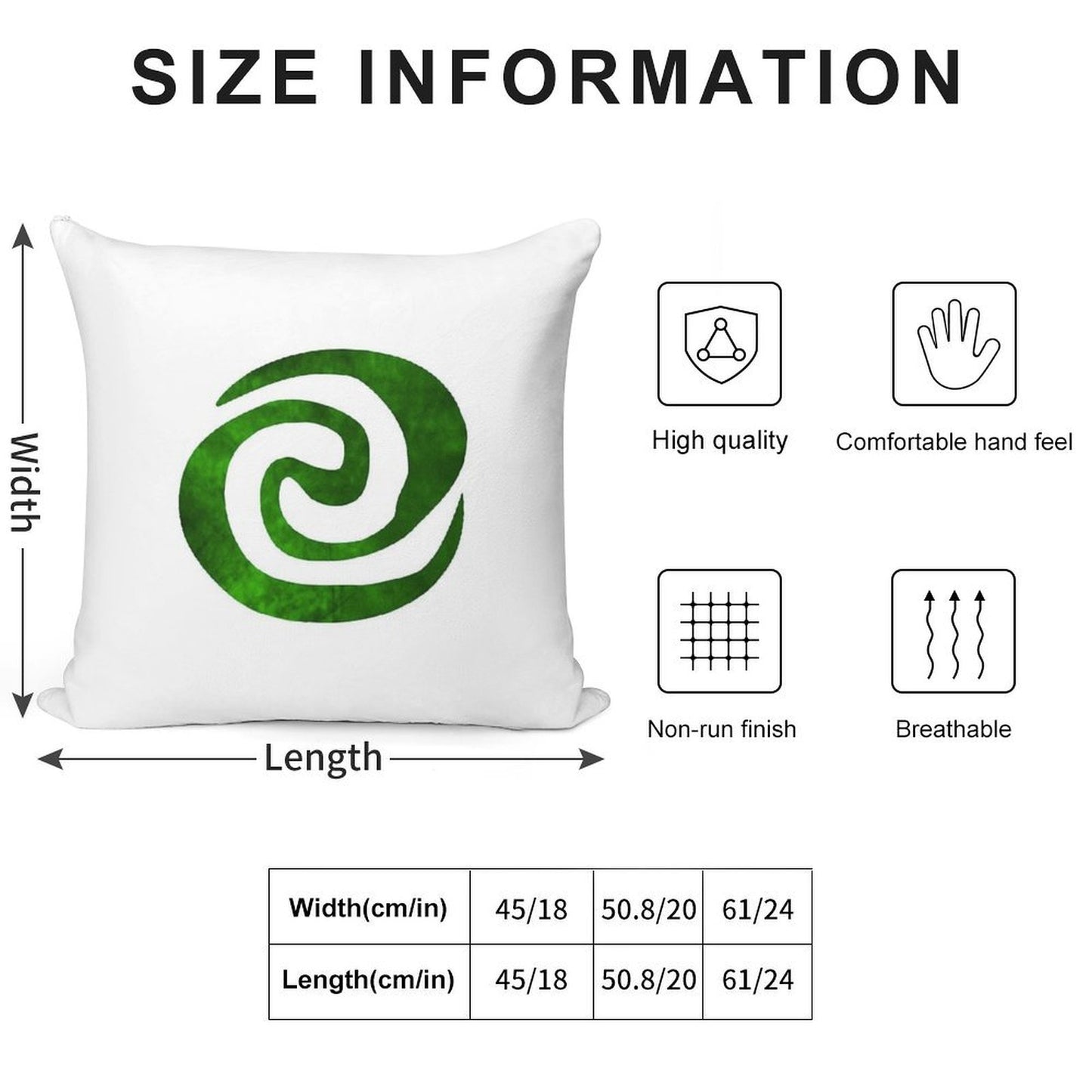 Green Te Fiti Soft Bedroom Essential Throw Pillow
