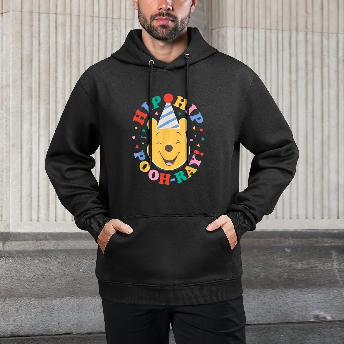 Winnie The Pooh - Hip Hip Pooh-ray! Birthday Relaxed Fit Hoodie