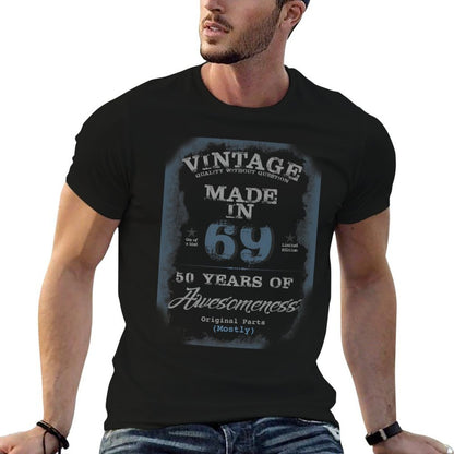 Made in 69 50 Years of Awesomeness 50th Birthday  Durable T-Shirt