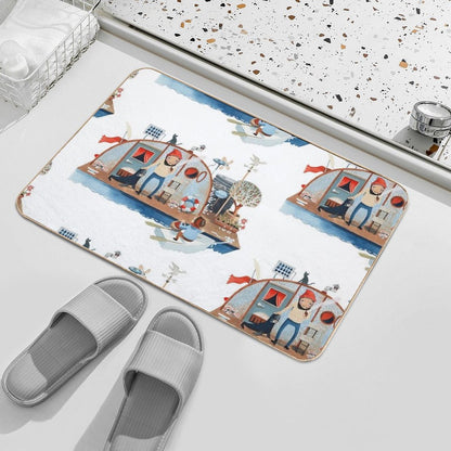 Captain Bernaidle  Absorbent Bath Mat