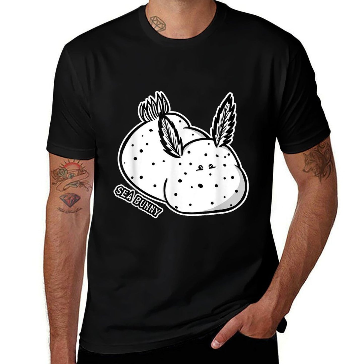 Sea Bunny Cute Ocean Kawaii Slug Jorunna Parva Biologist Comfortable T-Shirt