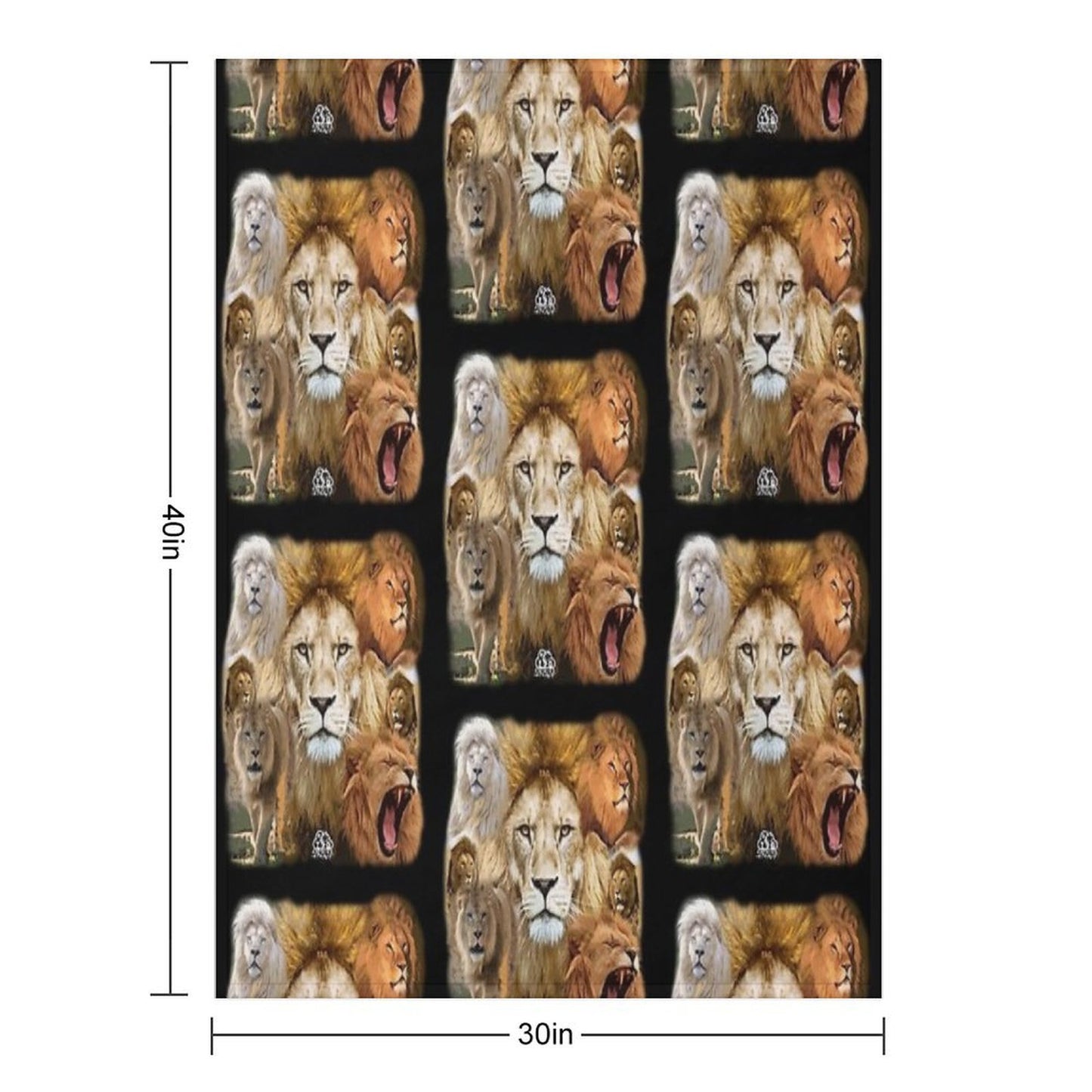 The Humble Lions - Lions Velvety-soft Throw Blanket