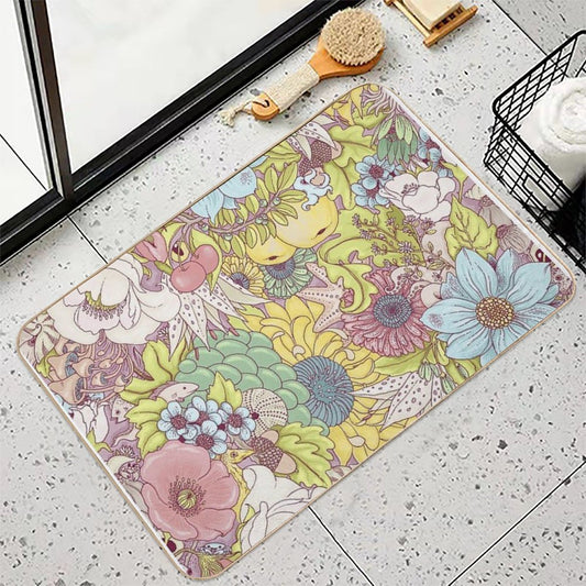 The Wild Side - Summer Durable Bath Mat