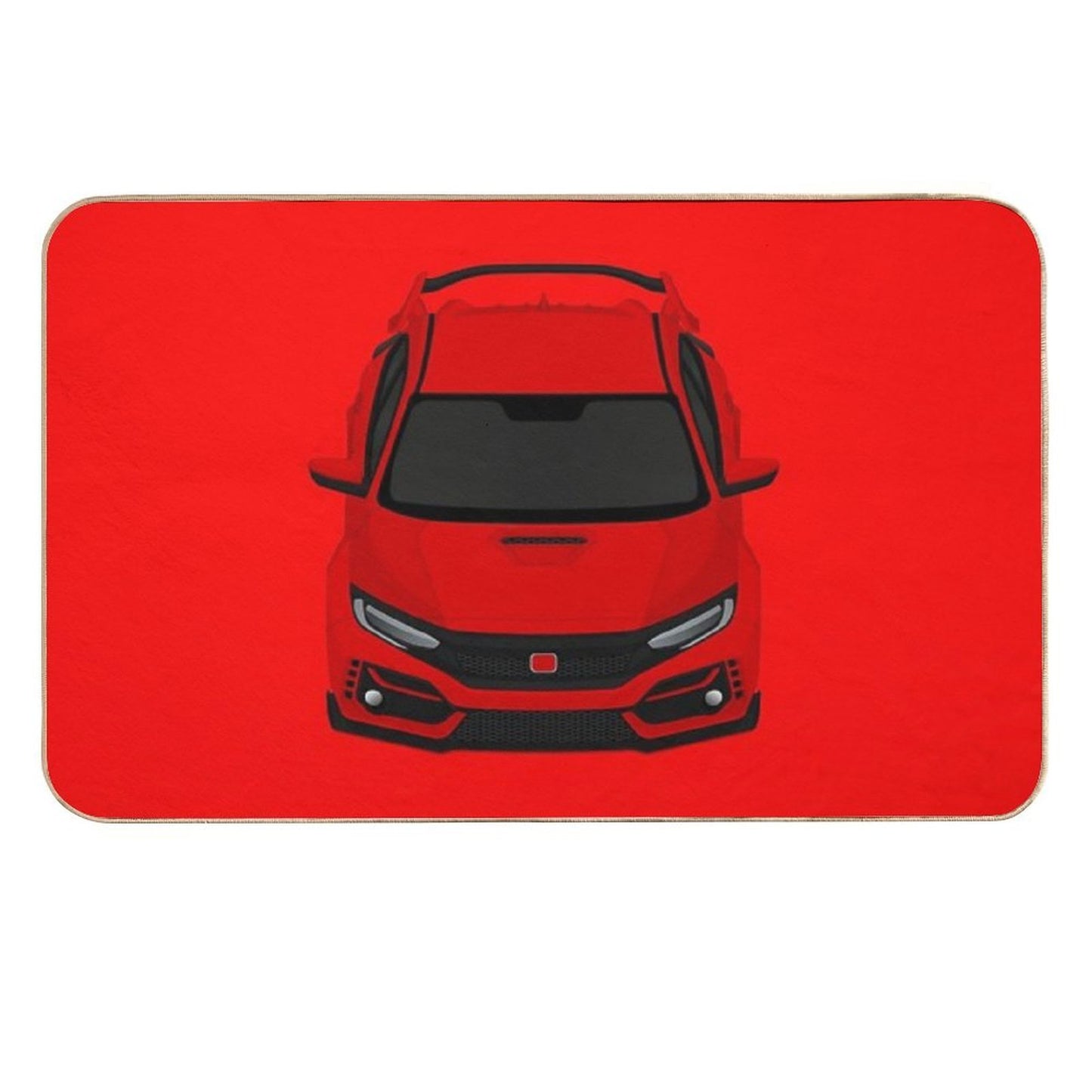 Civic Type R Red  Toxin-Free Bath Mat