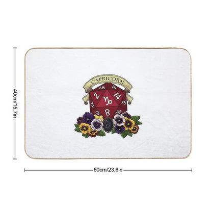 Dice Capricorn  Pet-Safe Bath Mat