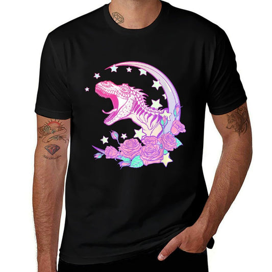 Pastel Goth Trex - Vaporwave Aesthetic  Rolled Sleeves T-Shirt