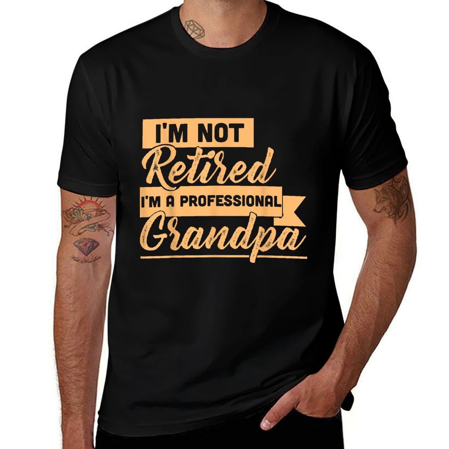 I'm Not Retired I'm A Professional Grandpa Comfortable T-Shirt