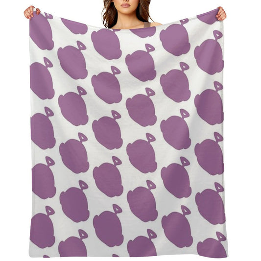 Tinky Winky Silhouette Machine-washable Throw Blanket