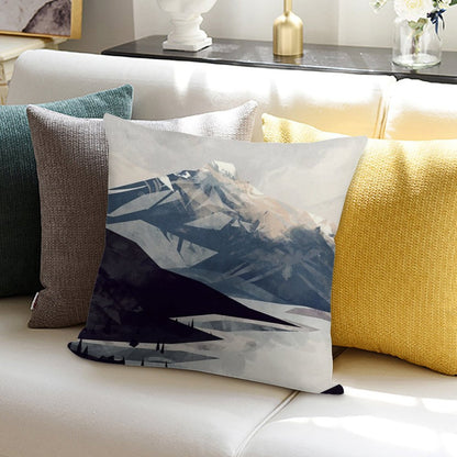 Calming Mountain Soft Ultra-Soft Texture Throw Pillow