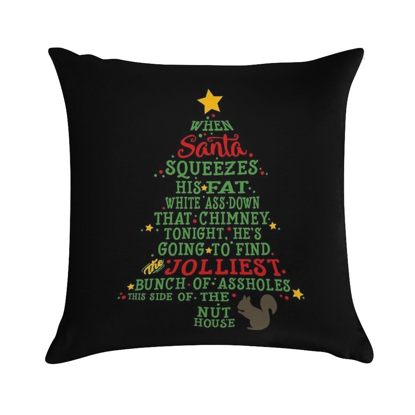 Jolliest Bunch of A-holes Soft Style Accent Throw Pillow