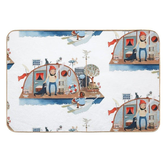 Captain Bernaidle  Absorbent Bath Mat