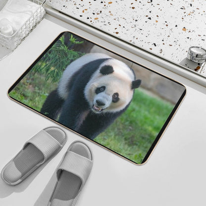 Giant Panda Xiao Qi Ji at The National Zoo  Slip-Resistant Bath Mat