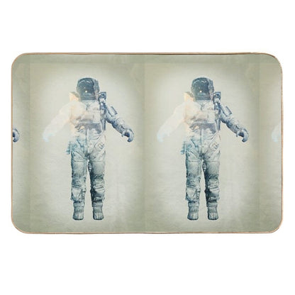 Astroscape - Astronaut Double Exposure  Toxin-Free Bath Mat