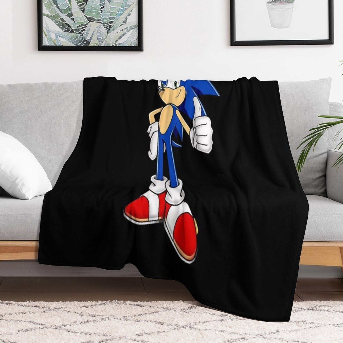 Sonic Shrink-resistant Throw Blanket