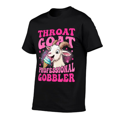 Embarrassing Throat Goat Inappropriate Adult Humor  Summer-ready Fabric T-Shirt