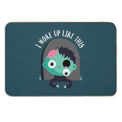 I Woke Up Like This  Dirt-Trapping Bath Mat