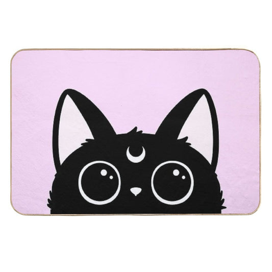 Hewwo  Pink  Nikury  Fade-Resistant Bath Mat
