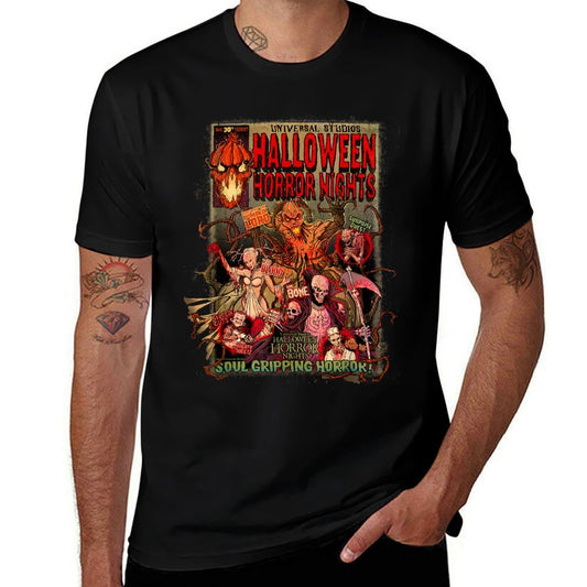 Halloween Horror Nights HHN The Pumpkin Lord Comic  Durable T-Shirt