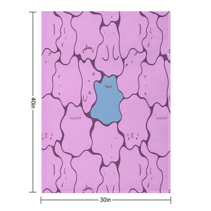 Ditto Pattern Shiny Anti-pilling Throw Blanket