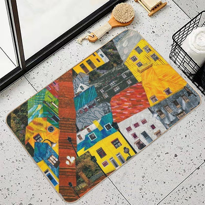 Reykjavik Rooftops  Multi-Purpose Bath Mat