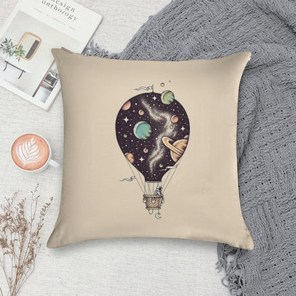 Interstellar Journey Soft Reinforced Edging Throw Pillow