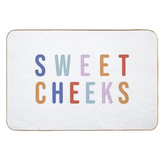Sweet Cheeks  Long-Lasting Bath Mat